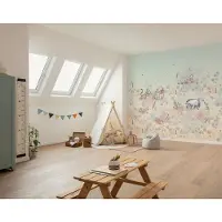 Komar Kinderbehang Disney Winnie the Pooh Flowerfield (1 stuk)