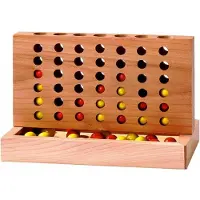 Goki Spel - Vier Op Een Rij - 15,5X8,5X10Cm - Hout - 5 Jaar