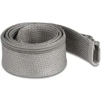 DeLOCK polyester kabelsleeve met ritssluiting | 50mm | hittebestendig | grijs | 1 meter