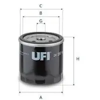 Ufi 24.297.00 Brandstoffilter