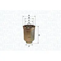 MAGNETI MARELLI 153071762560 Brandstoffilter