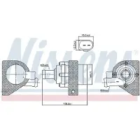 Nissens 832110 Waterpomp