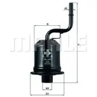 MAHLE ORIGINAL KL 247 Brandstoffilter