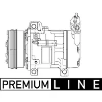 MAHLE ORIGINAL ACP 1255 000P Aircopomp