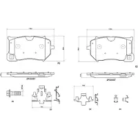Brembo P 86 036 Remblokken