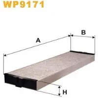 WIX FILTERS WP9171 Interieurfilter