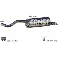 ERNST 115278 Einddemper