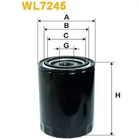 WIX FILTERS WL7245 Oliefilter