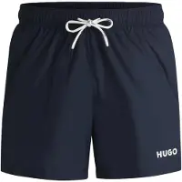 HUGO Zwemshorts 'Haiti' navy / wit