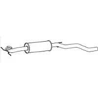 VEGAZ OS-526 Uitlaat middendemper