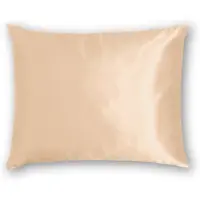 Silk Heaven 100% Zijden kussensloop Donker Champagne - 22MM - Zijden kussensloop 50x60cm Hotelsluiting - Satijn geweven zijden kussensloop - - 50x60cm / Hotelsluiting
