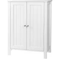 Hoppa! Opbergkast met 2 deuren - wit - hout - 61 x 81 x 31 cm (b x h x d)