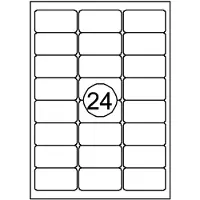 Quantore Etiket 63.5x33.9mm 2400 stuks - 2 stuks