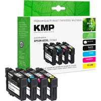 KMP AG Inktcartridge vervangt Epson 603XL, T03A6, T03A1, T03A2, T03A3, T03A4 Compatibel Combipack Zwart, Cyaan, Magenta, Geel E201V 1650,4005
