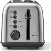 Buydeem DT620E - Tosti-apparaat - Roestvrij Staal - Retro Ontwerp