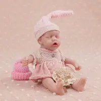 Equivera Reborn Baby Pop - Reborn - Reborn Poppen - Reborn Baby Pop Silicone - Reborn Doll - Reborn Dolls - Reborn Levensechte Pop - Reborn Doll Silicone Baby - Reborn Baby Poppen - Handgemaakt