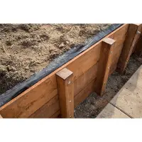 Tuindeco Opgeklampte schotten hardhout klasse 1 40 mm L250xH80 cm