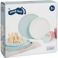 Small Foot - Houten Bestekset met Placemats, 18dlg.