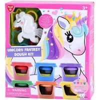 Playgo Play eenhoorn kleiset - fantasie klei speelgoed set met 6 potjes.