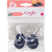 Corolle babypop slippers marineblauw - poppenkleding 30cm.