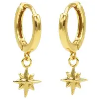 Karma hinged hoops symbool morning star gold M1936HIN