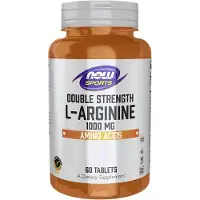 Now L-Arginine 1000 mg, Double Dose (60 Tabletten) - aminozuur, l-arginine - l-arginine - l-arginine