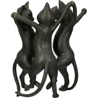 Gilde Dierfiguur Kat Gatto-Trio, zwart (1 stuk)