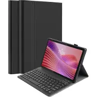 Just in Case tablet Hoes met Toetsenbord geschikt voor Lenovo Tab - AZERTY Bluetooth Keyboard Case - Zwart