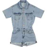 ONLY GIRLS Overall 'KOGCASTEL' blauw denim
