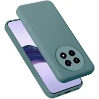Cadorabo Hoesje geschikt voor Realme 13 PRO 5G in LIQUID GROEN - Beschermhoes gemaakt van flexibel TPU silicone Case Cover