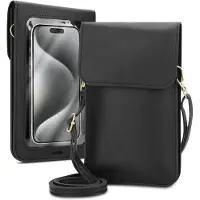 Cadorabo Mobielhoesje geschikt voor Realme 13 PRO 5G in ZWART Etui Case Cover Handtas voor dames