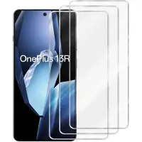 Cadorabo 3x Screenprotector geschikt voor OnePlus 13R - Beschermende Pantser Film in KRISTALHELDER - Getemperd (Tempered) Display beschermend glas in 9H hardheid met 3D Touch