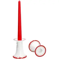 MamboCat Set van 2 Christmas Dream kandelaars hoogte 10,7 cm gemaakt van porselein
