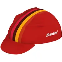 Santini UCI NATIONS LINE Spanje 2025 fietsmuts, voor heren, Kepie, Wielrenkleding