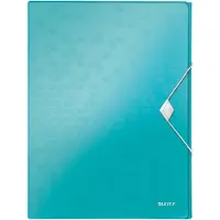 Leitz 4629 WOW documentenbox ijsblauw metallic 30 mm (250 vellen)