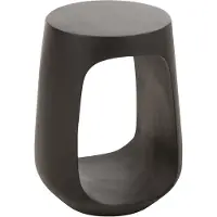 J-Line bijzettafel pod gerecycleerd hout 35x35x46cm