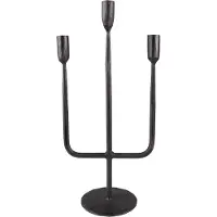 Clayre & Eef Kandelaar 43 cm ijzer kaarsenstandaard