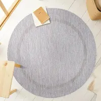 Muratap Relax uni binnen en buiten rond vloerkleed indoor & outdoor laagpolig