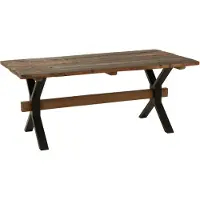 J-Line eettafel verouderd hout 180x89x76cm