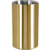 Casa Di Elturo Luxe dubbelwandige wijnkoeler – rvs – mat – Ø12 cm x h18 cm