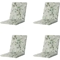 Madison stapelstoelkussen diez ca. 97x49 cm set van 4