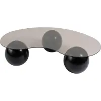 Kalune Design Salontafel Evara | glas bruin 120x30x70 cm salontafels | NADUVI