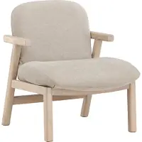 Ebuy24 Rile fauteuil beige, whitewash.