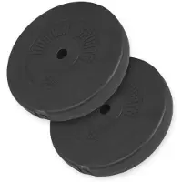 Gorilla Sports Voordeelbundel Halterschijven Kunststof 2 x 15 kg - 30/31 mm