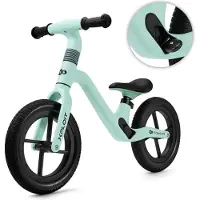 Kinderkraft XPLOIT Loopfiets - Voor Kinderen vanaf 80 cm - Verstelbaar Stuur en Zadel, PU Wielen en Magnetische Voetsteunen - Turkoois
