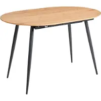 Beliani CLAVET - Uitschuifbare eettafel - Lichtbruin - MDF