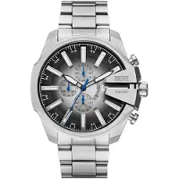 Diesel Analoog horloge 'MEGA CHIEF' zwart / zilver