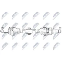 NTY NPW-TY-098 Aandrijfas