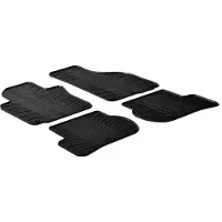 GledRing Rubbermatten Skoda Octavia II 2004- (ook 2008-) (T profiel 4-delig + montageclips) voor o.a. SKODA