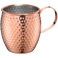 Cilio - Moscow mule - beker - 0,5L - koper - roestvrijstaal - gehamerd